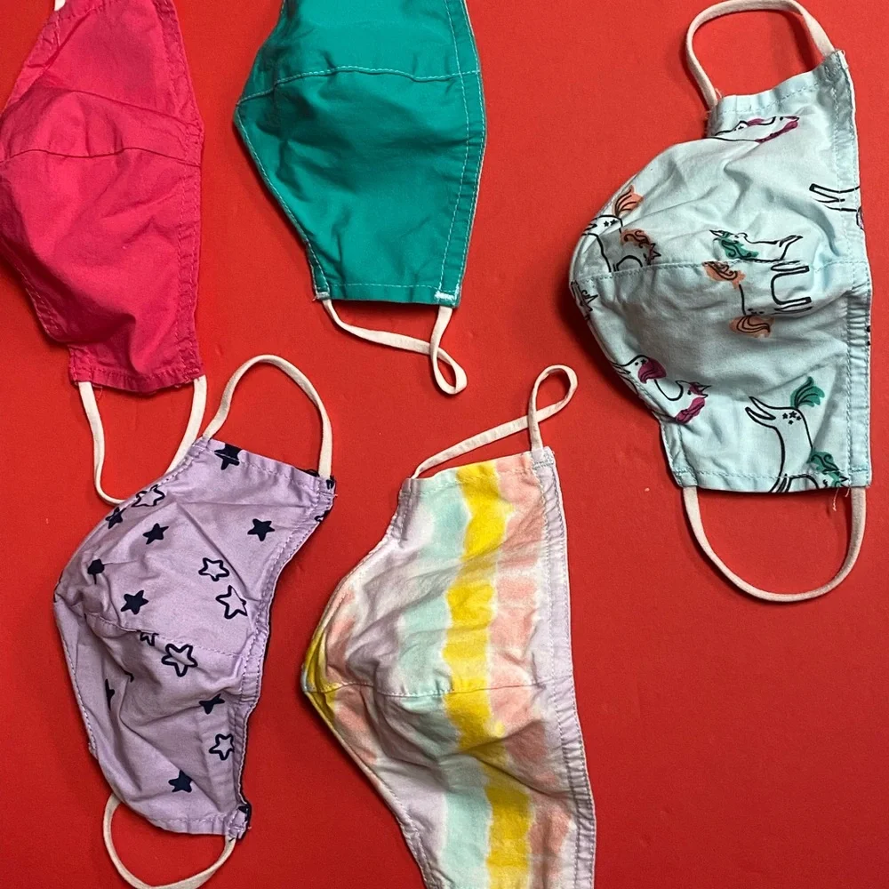 Cat & Jack Kids' unicorn-Rainbow and more Cloth Face Masks